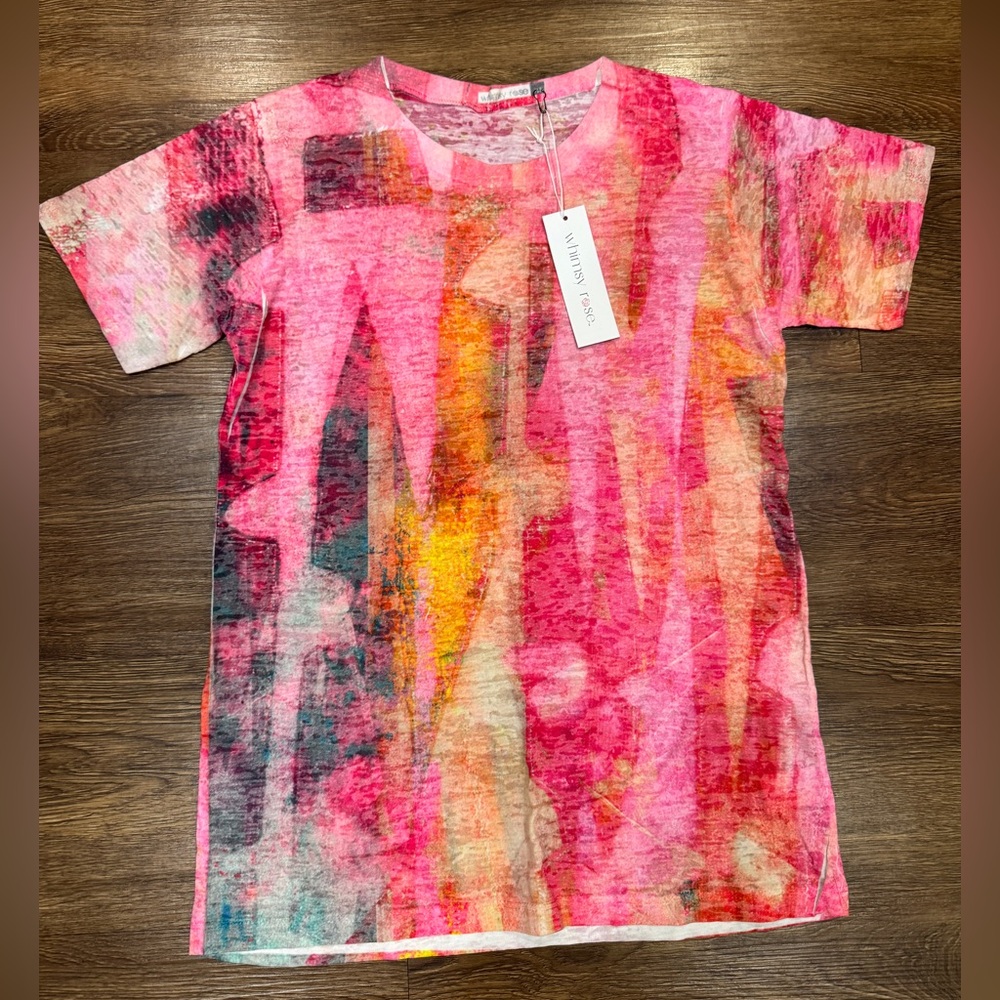 New whimsy rose shirt medium